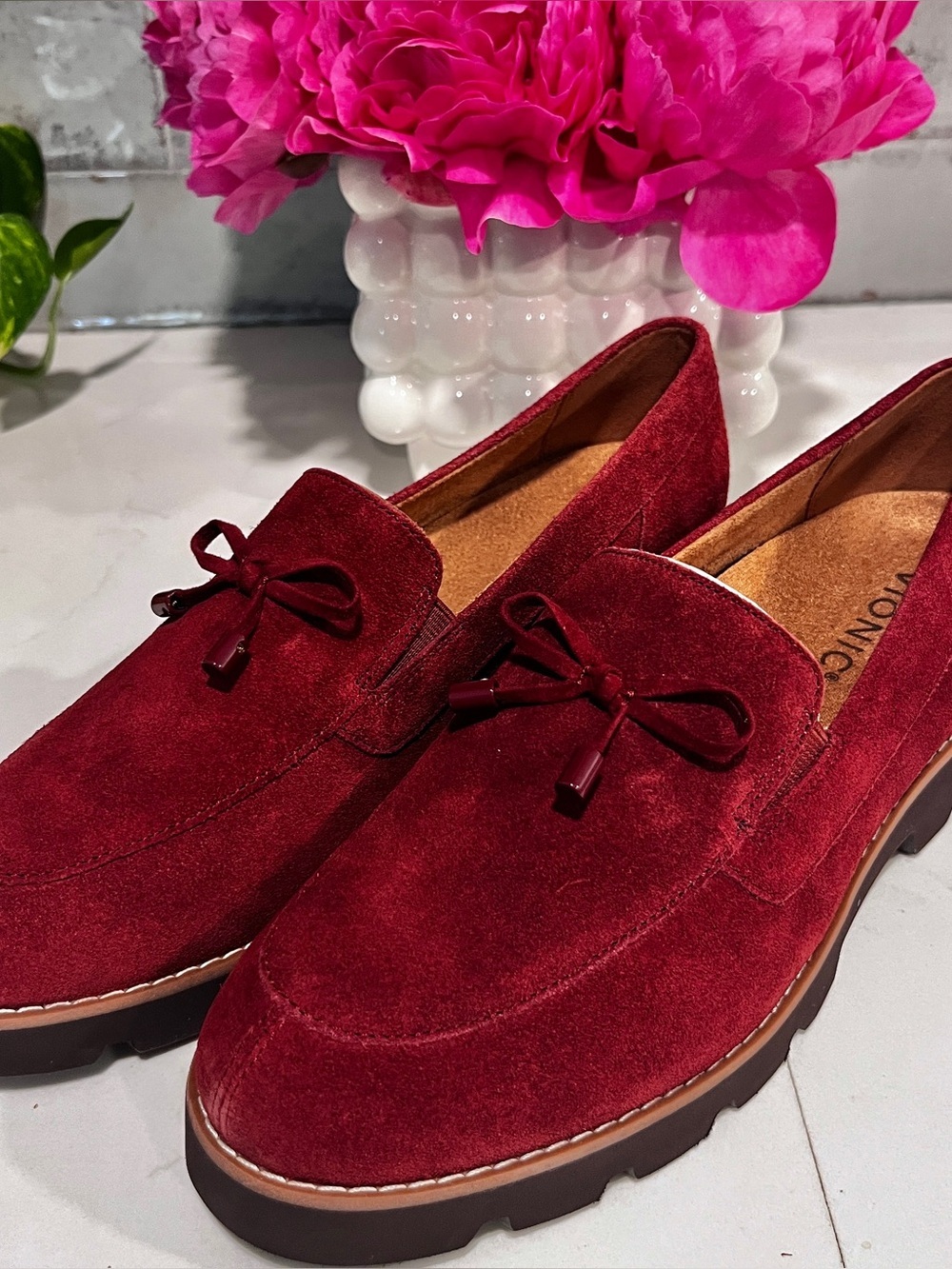 Vionic Rust Charm Finley Chunky Loafers 7.5